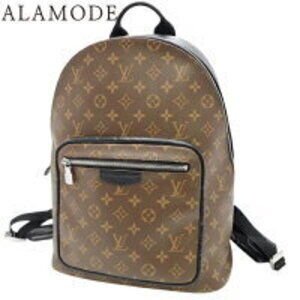 Louis Vuitton Monogram Macassar Brown Josh Backpack Bag Brown Black